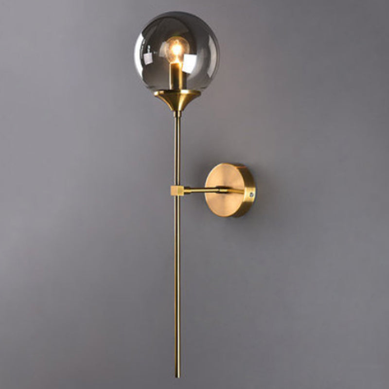 Moderne Simplicity Globe Wandmontierte Leuchtenmontage Glasmontage Leuchte für Wohnzimmer