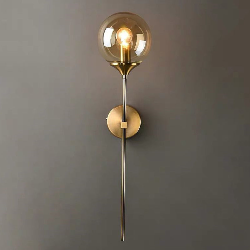 Moderne Simplicity Globe Wandmontierte Leuchtenmontage Glasmontage Leuchte für Wohnzimmer