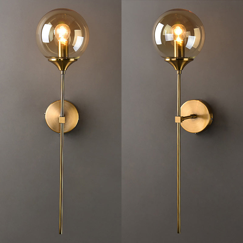 Moderne Simplicity Globe Wandmontierte Leuchtenmontage Glasmontage Leuchte für Wohnzimmer