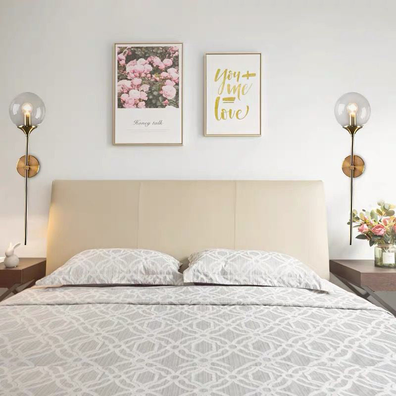 Moderne Simplicity Globe Wandmontierte Leuchtenmontage Glasmontage Leuchte für Wohnzimmer