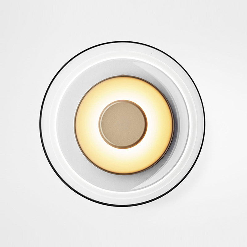 Glass Bowl-Shaped Wall Mounted Lighting Minimalist LED Wall Mounted Light Fixture