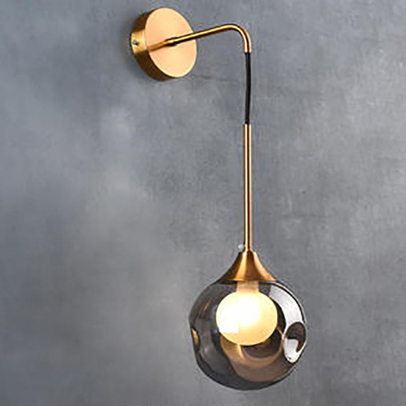 Moderne Simplicity Globe Wandmontierte Leuchtenmontage Glasmontage Leuchte für Wohnzimmer