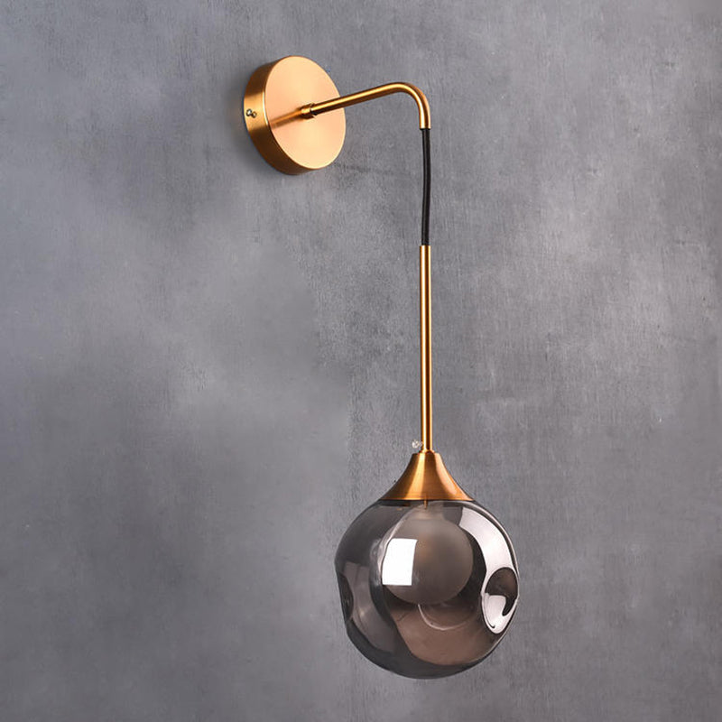 Moderne Simplicity Globe Wandmontierte Leuchtenmontage Glasmontage Leuchte für Wohnzimmer