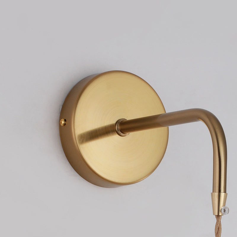 Spherical Glass Wall Mounted Lamp Minimalist Style Wall Mounted Light Fixture for Bedroom