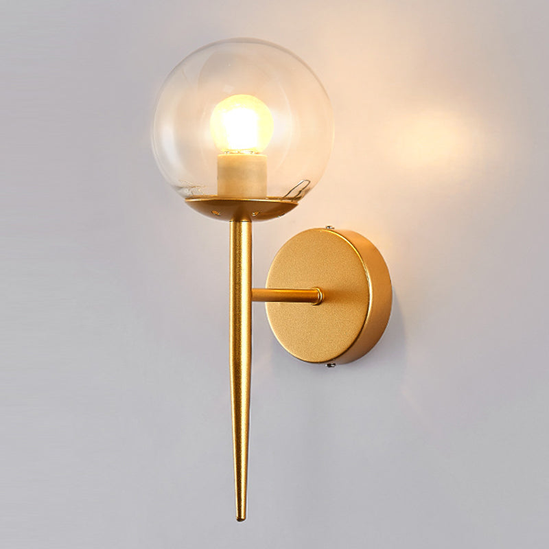 Lampada con applique a matita Stipce moderno in vetro in vetro illuminazione montata a parete