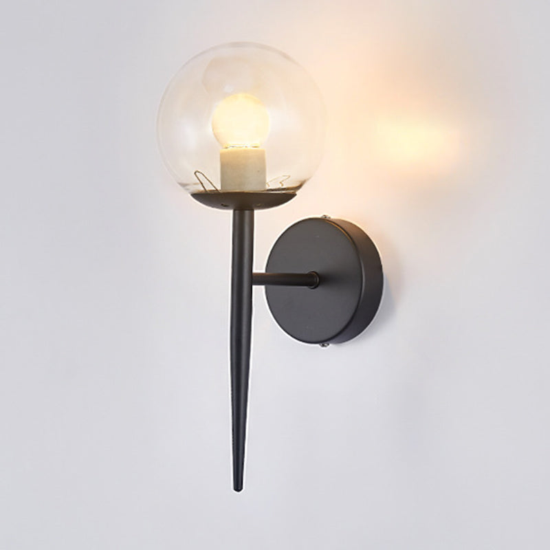 Lampada con applique a matita Stipce moderno in vetro in vetro illuminazione montata a parete