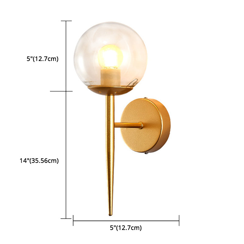 Lampada con applique a matita Stipce moderno in vetro in vetro illuminazione montata a parete