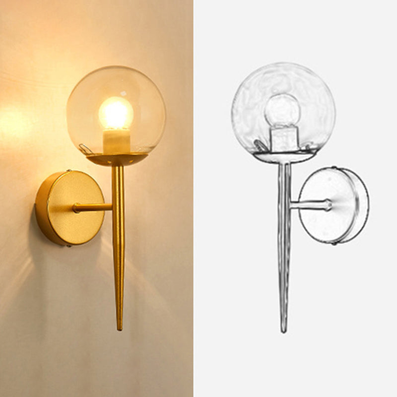 Lampada con applique a matita Stipce moderno in vetro in vetro illuminazione montata a parete