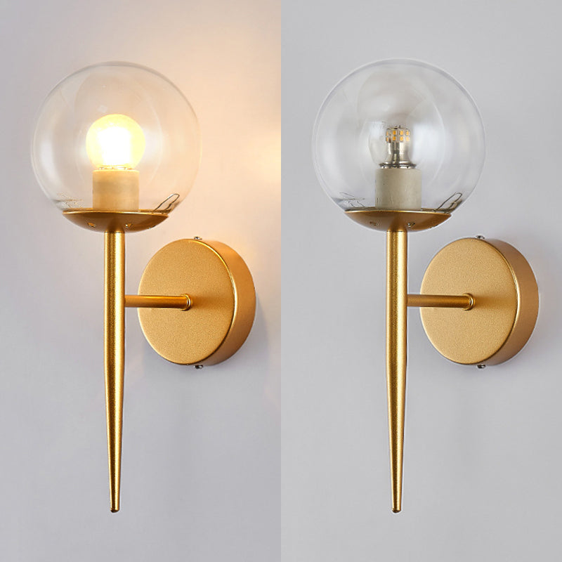 Lampada con applique a matita Stipce moderno in vetro in vetro illuminazione montata a parete