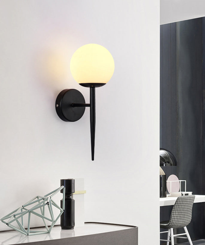 Lampada con applique a matita Stipce moderno in vetro in vetro illuminazione montata a parete