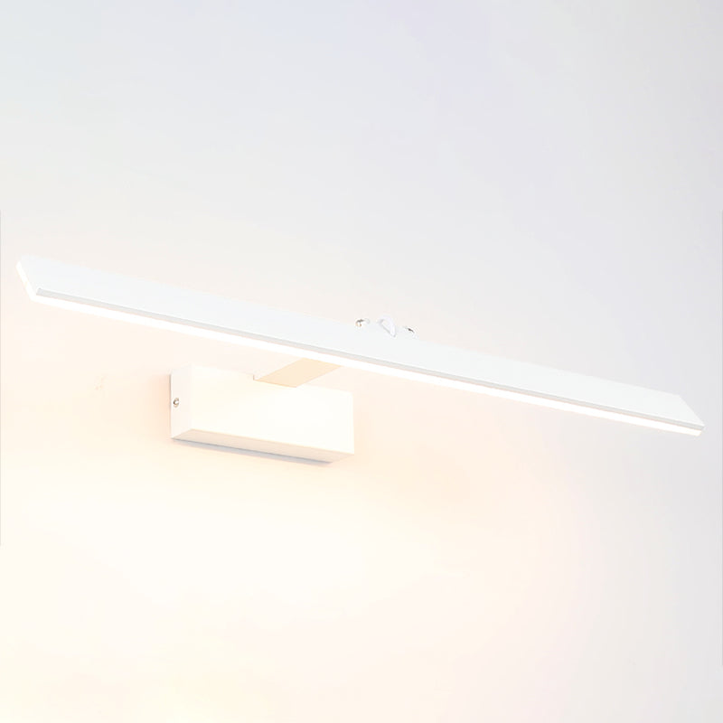 Modern Minimalist Style Ultra-thin Vanity Wall Light Fixtures Aluminum Wall Mounted Vanity Lights for Bathroom