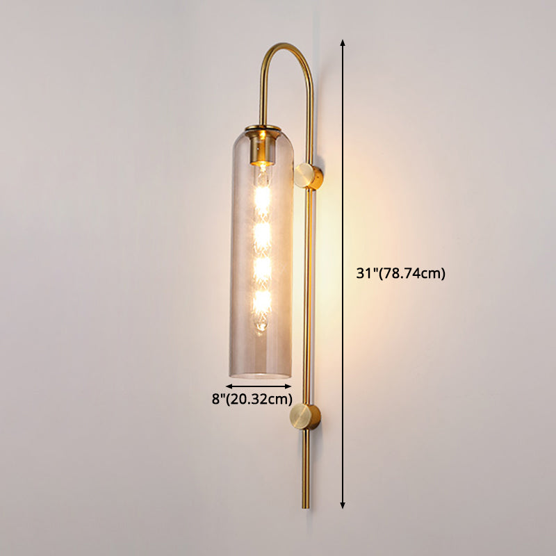 1 luminaire en verre mural lumineux