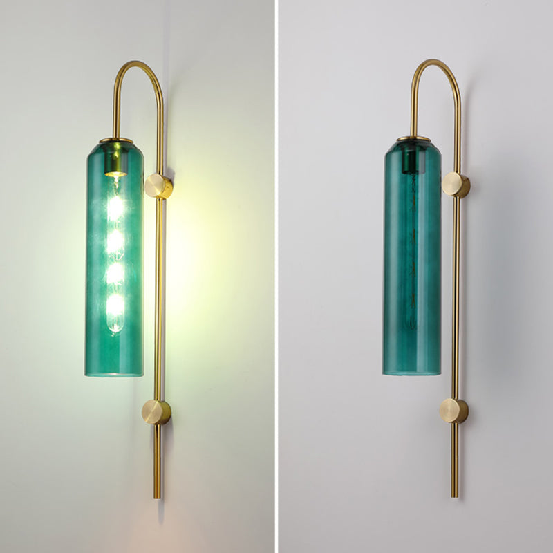 1 luminaire en verre mural lumineux