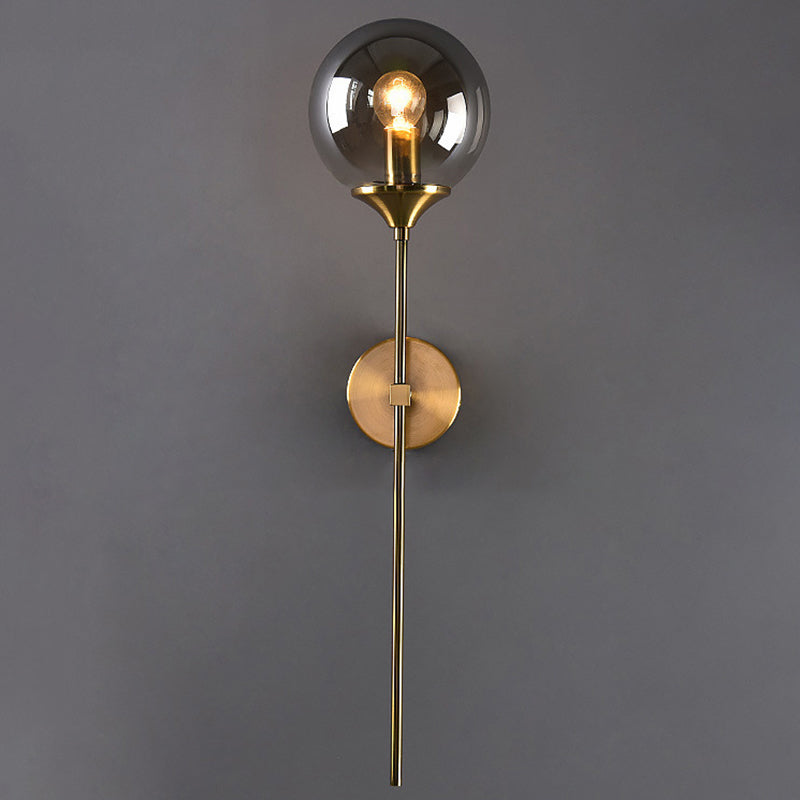 1 luminaire en verre mural clair