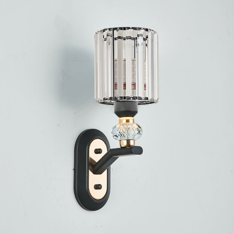 Éclairage mural en verre transparent contemporain