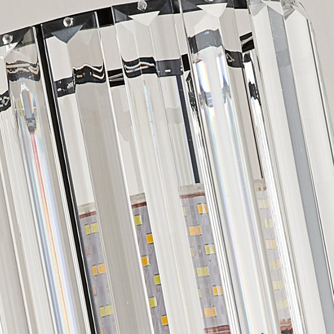 Éclairage mural en verre transparent contemporain