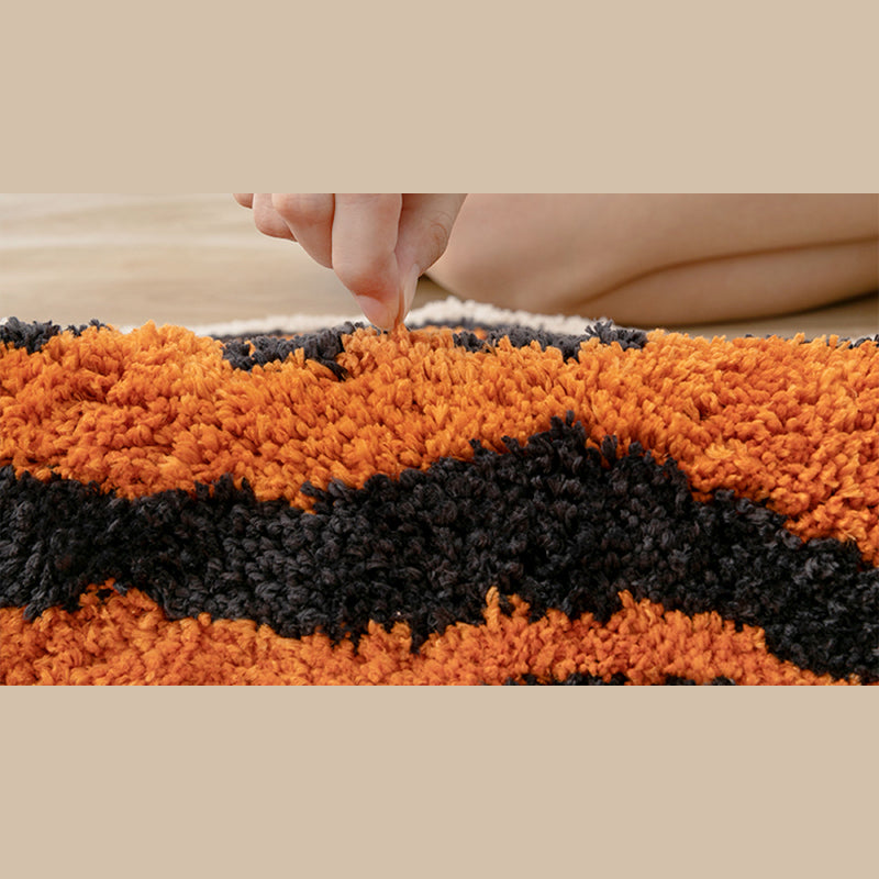 Novelty Color Mixed Modern Area Carpet Polyester Tiger Printing Indoor Rug Easy Care Carpet for Living Room