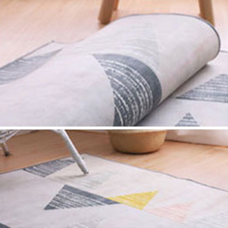 Meerkleurig geometrisch designtapijt Eigentijds decoratief binnentapijt Polyester antislip tapijt voor huisdecoratie