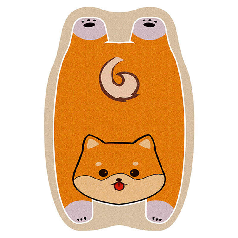 Multicolor Modern Indoor Rug Polyester Animals Print Carpet Easy Care Rug for Home Decoration