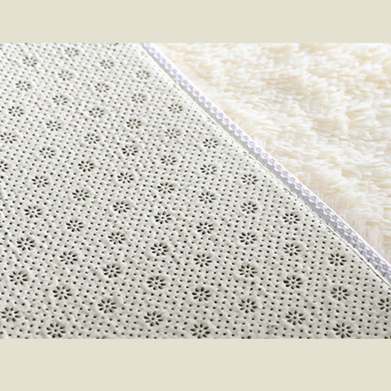 Multicolor Modern Indoor Rug Polyester Solid Carpet Easy Care Rug for Home Decoration