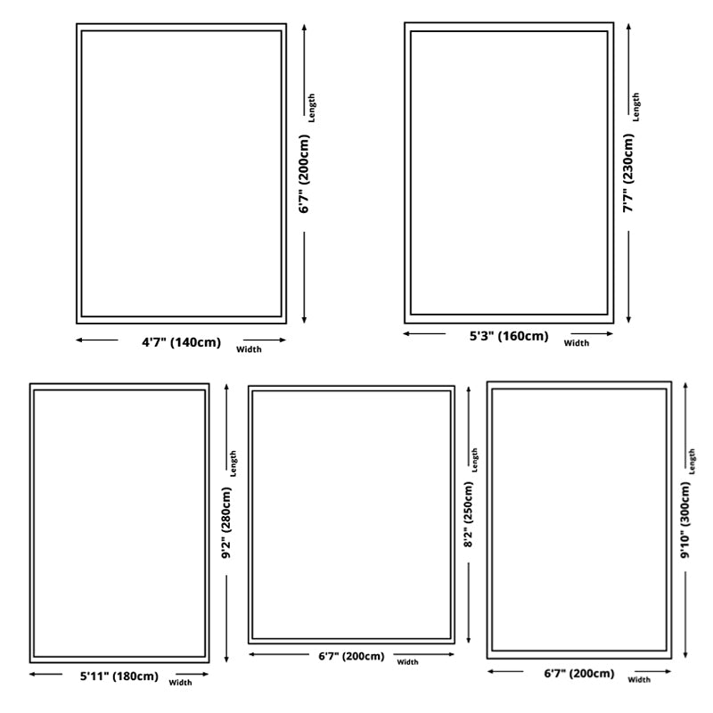 Trendy Ink Painting Indoor Rug Individuality Modern Rectangle Carpet Polyester Friendly Washable Carpet for Home Decoration