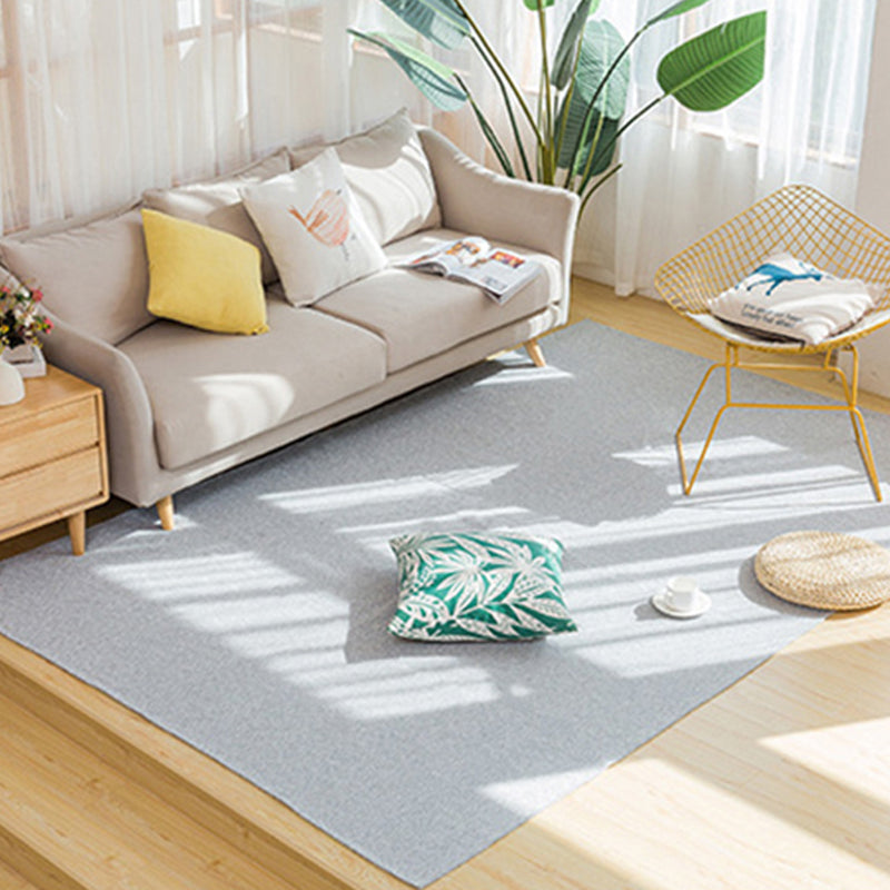 Multicolor Modern Indoor Rug Cottonr Solid Carpet Easy Care Rug for Living Room