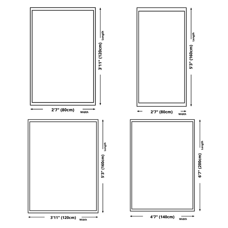 Simplicity Geometric Pattern Indoor Rug Stylish Contemporary Polyester Rug Soft Non-Slip Backing Rug for Home Decor