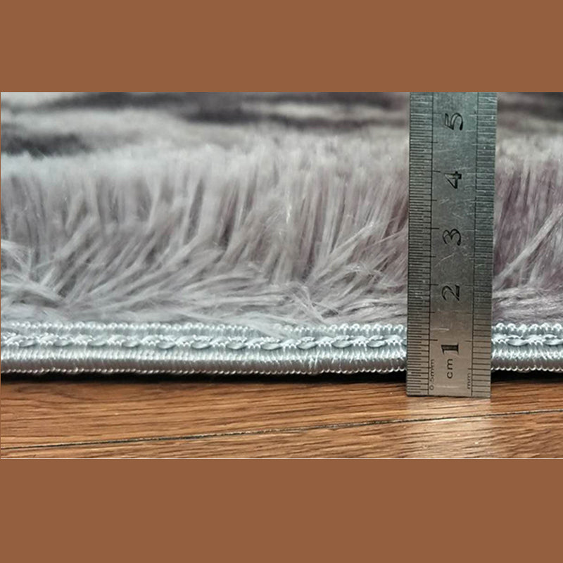 Multicolor Modern Area Carpet Polyester Solid Indoor Rug Non-Slip Backing Carpet for Living Room