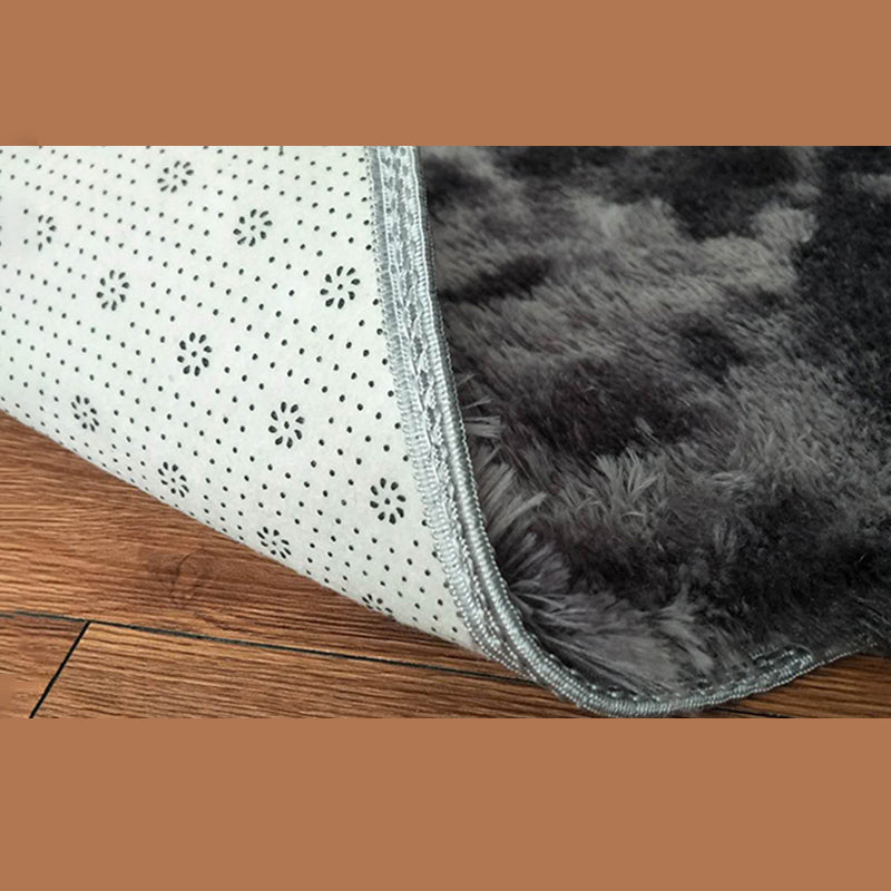 Multicolor Modern Area Carpet Polyester Solid Indoor Rug Non-Slip Backing Carpet for Living Room