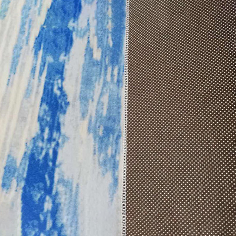 Decorative Geometry Printed Area Rug Modern Simplicity Area Carpet Polyester Non-Slip Backing Carpet for Living Room