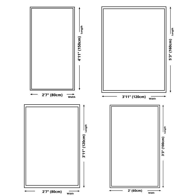 Mehrfarbiger Minimalist-Teppich-Teppich Polypropylen fester Teppich nicht rutschfestem Innenteppich für Wohnzimmer