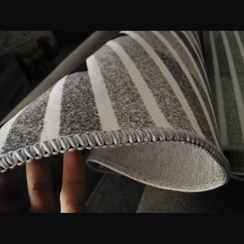 Mehrfarbiger Geometrie-Design-Teppich, moderner, dekorativer rechteckiger Teppich, Polyester-Teppich mit rutschfester Rückseite für das Wohnzimmer