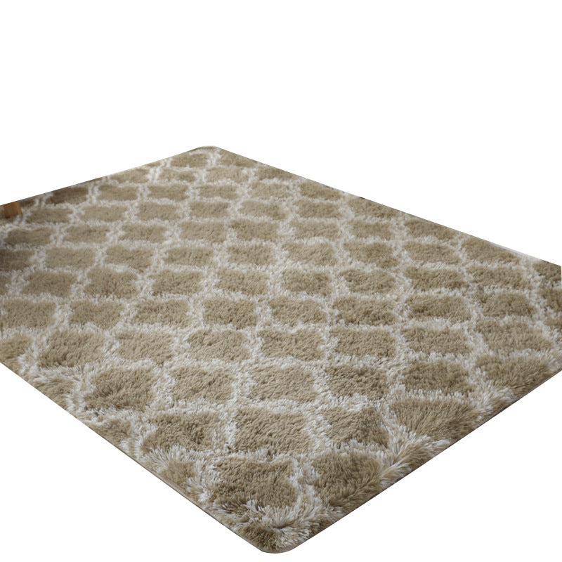 Multicolor Modern Indoor Rug Polyester Shape Printing Carpet Anti-Slip Backing Rug for Home Decoration
