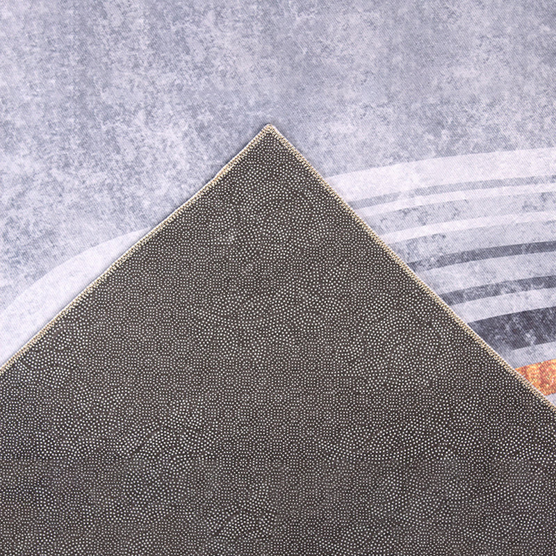 Creative Graphic Design Area Rug Stylish Modern Polyester Rug Rectangle Stain Resistant Area Carpet for Living Room