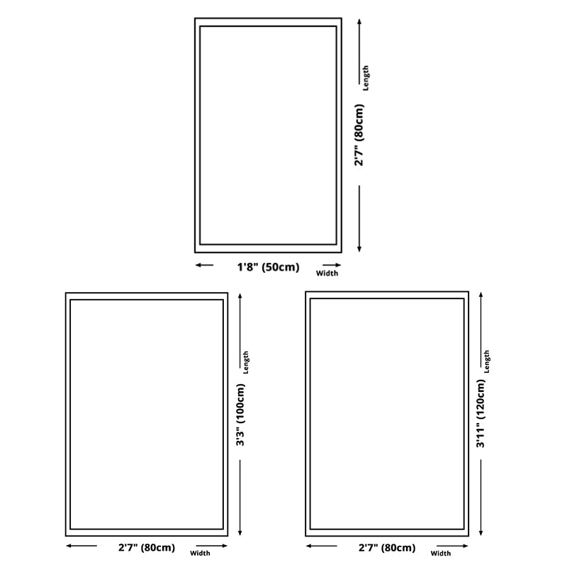 Funky Triangle Design Indoor Rug Multicolored Modern Rectangle Carpet Polyester Anti-Slip Backing Carpet for Home Decor