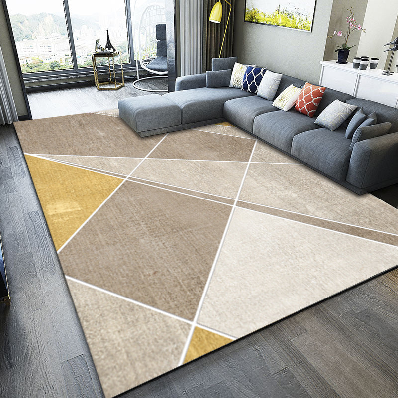 Comfort Graphic Printed Area Rug Modern Aesthetic Adult Carpet Polyester Stain Resistant Carpet for Home Decor
