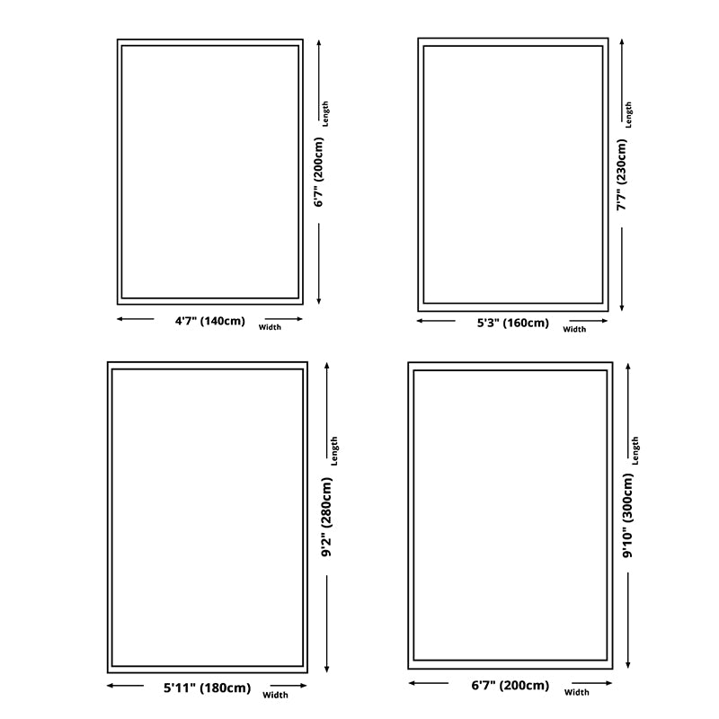 Creative Lines Printed Indoor Rug Modern Stylish Polyester Area Rug Easy Care Anti-Slip Backing Carpet for Living Room