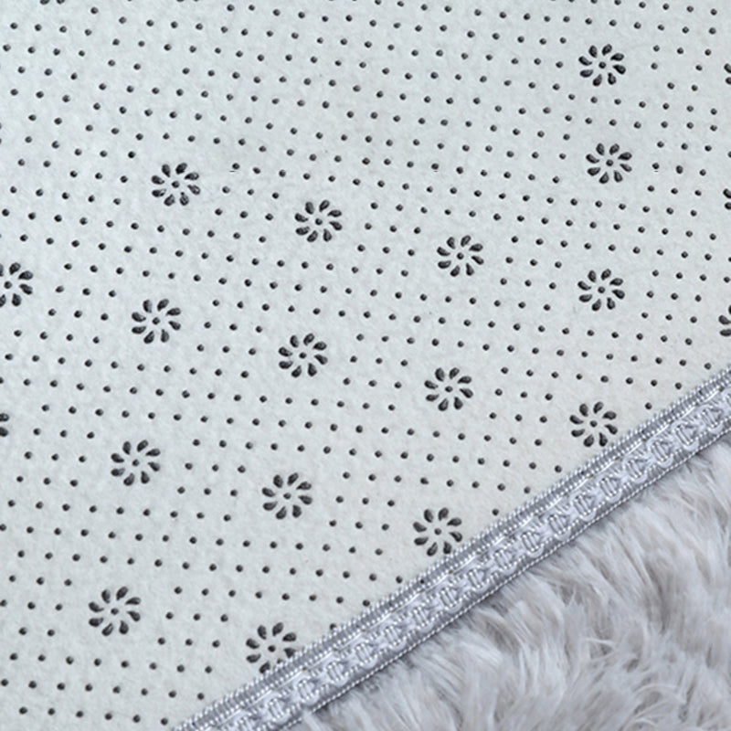 Multicolor Simple Area Carpet Polyester Solid Indoor Rug Anti-Slip Backing Carpet for Living Room