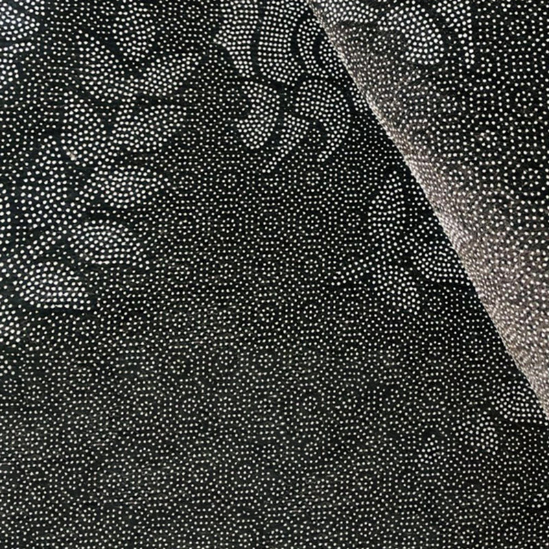 Tapis de motif graphique asymétrique moderne Tapis de support de zone de polyester à la mode foncé