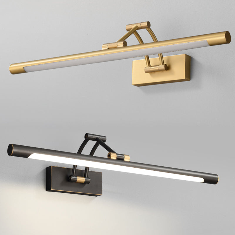 Modern Adjustable Vanity Sconce Lights Acrylic 1-Light Wall Lighting Fixture for Bathroom