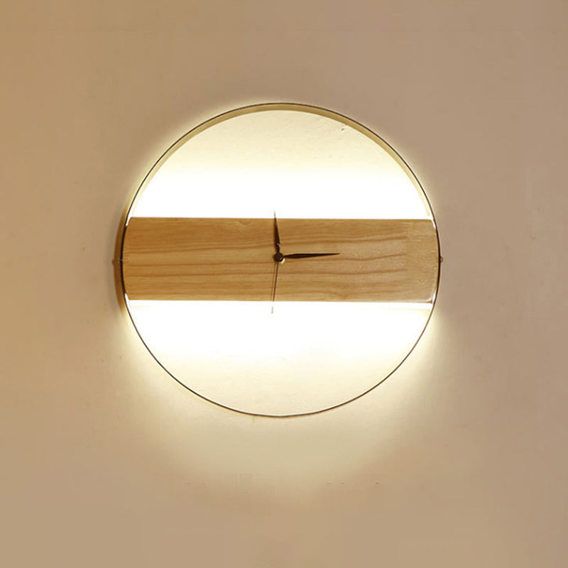 Modern Clock Wall Lighting Study Study Study Study Light Funce in beige