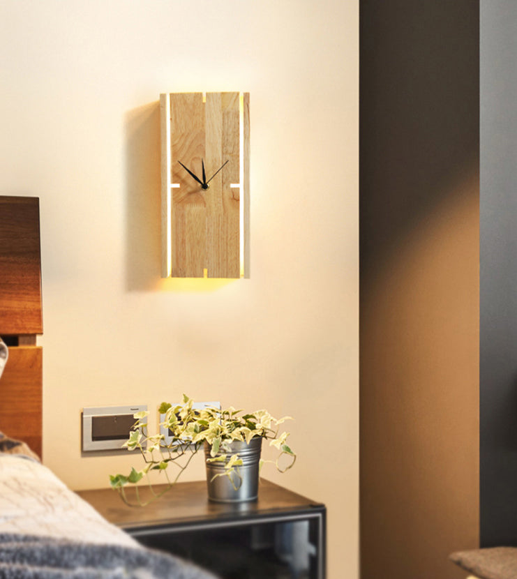 Modern Clock Wall Lighting Study Study Study Study Light Funce in beige