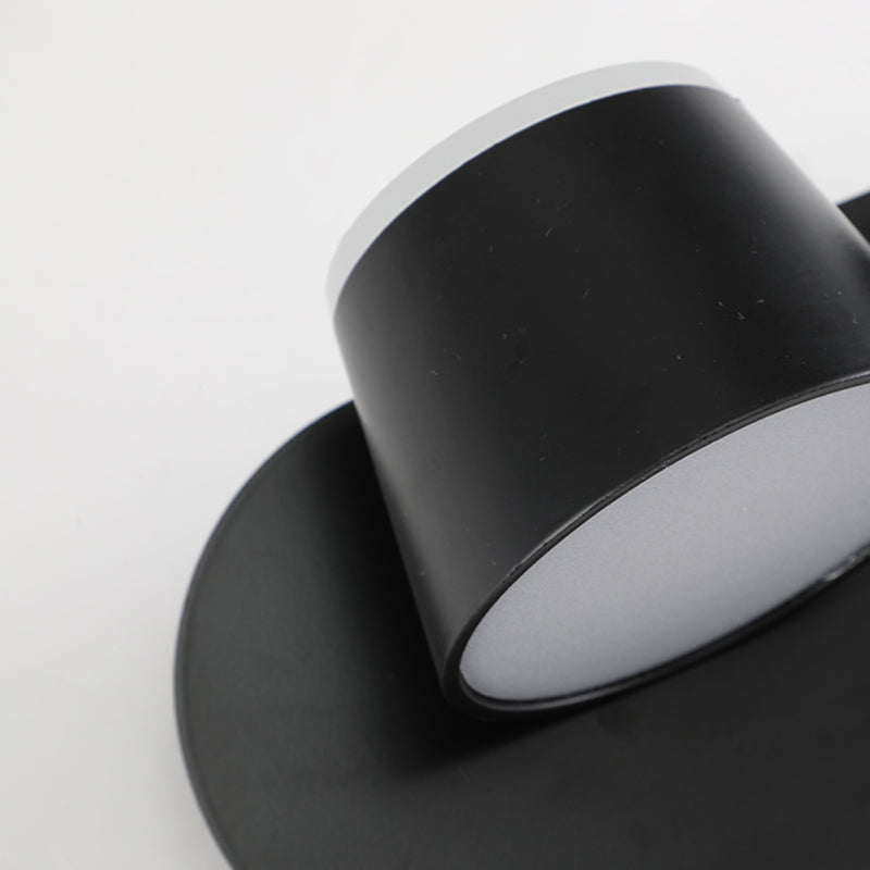 New Modern Aluminum 1-Light Wall Mount Lamp Adjustable Round Wall Sconce for Bedroom