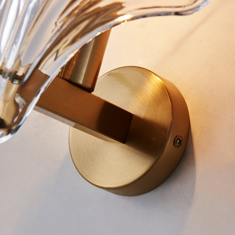 Goldkristall zeitgenössischer Wandleuchten 1-Licht-Jakobsmusch