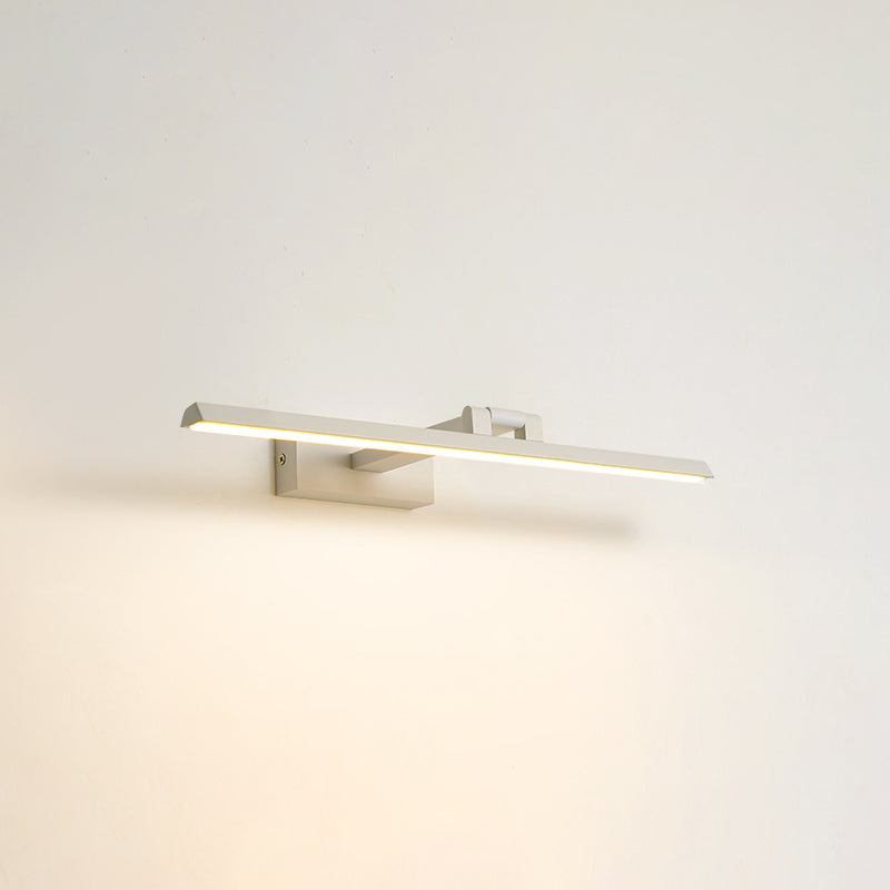 Modern Minimalist Style Linear Wall Mount Light Fixture Aluminum Wall Mounted Vanity Lights for Bathroom