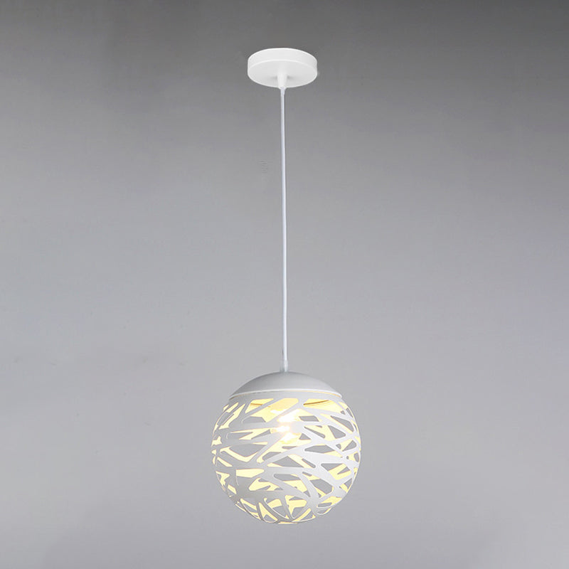 Globale hangende hanglamp Minimalistische stijl metalen witte hanger verlichtingsarmatuur
