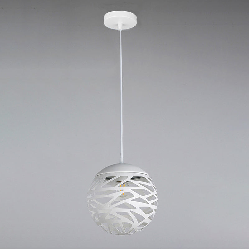 Globale hangende hanglamp Minimalistische stijl metalen witte hanger verlichtingsarmatuur