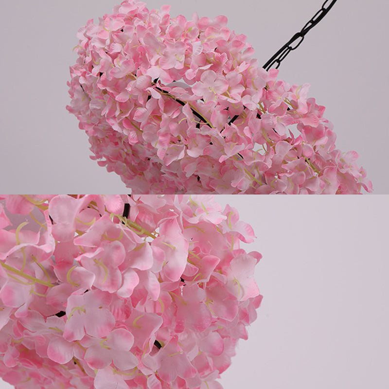 3-lichts moderne stijl bloemen hangen licht roze creatieve verlichting hanger voor coffeeshop