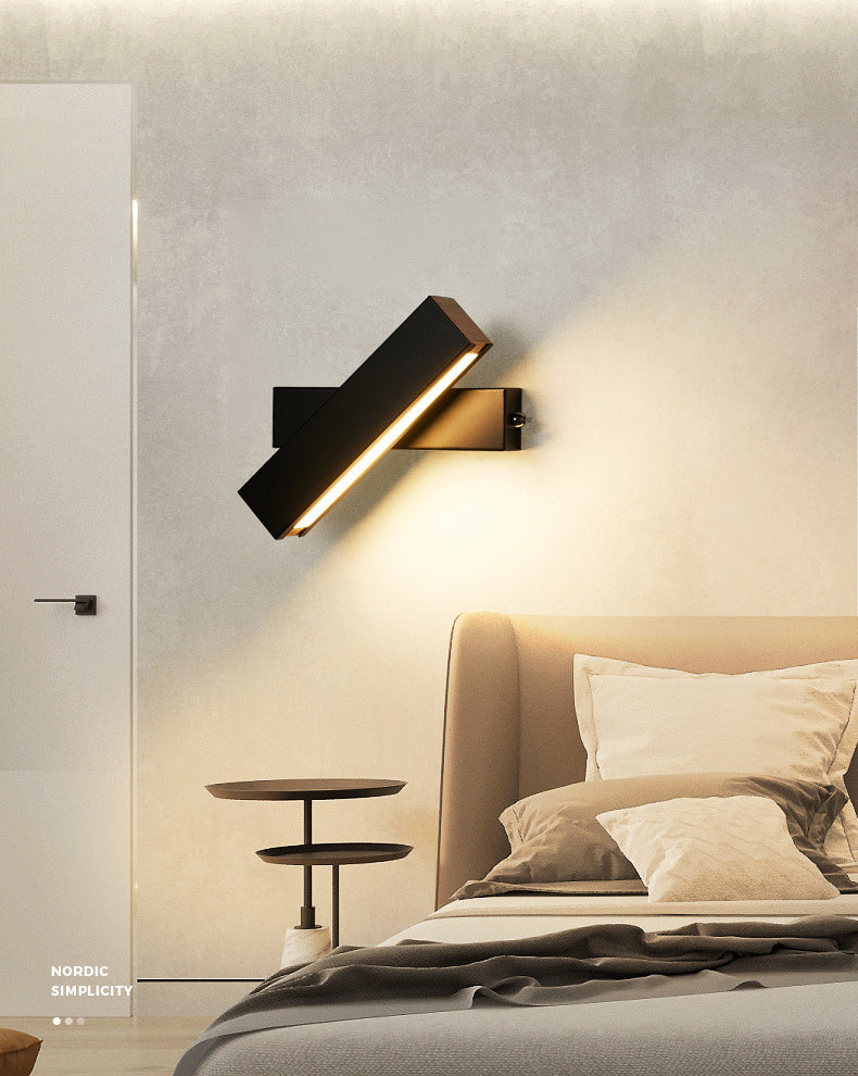 Luz de la sala de estudio de LED de luz LED moderna ajustable de pared.