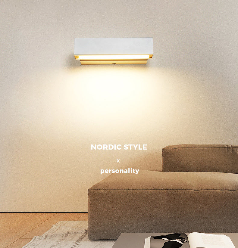 Luz de la sala de estudio de LED de luz LED moderna ajustable de pared.